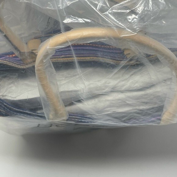 BCBGeneration Karlie Beach Tote Bag Navy Multi - Picture 10 of 11